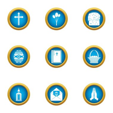 Niyaz Icons set, düz stil