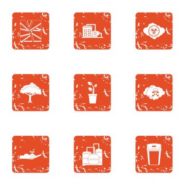 İmalat simgeler kümesi, grunge tarzı