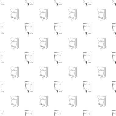 Elektrikli duvar lamba simgesi, anahat stili