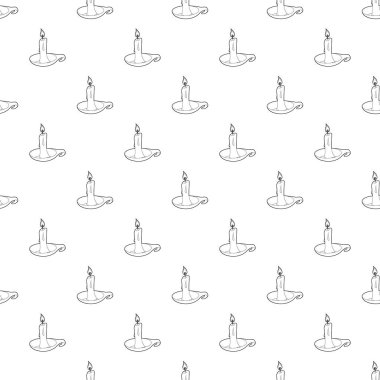 Mum kutsal kişilerin resmi, anahat stili