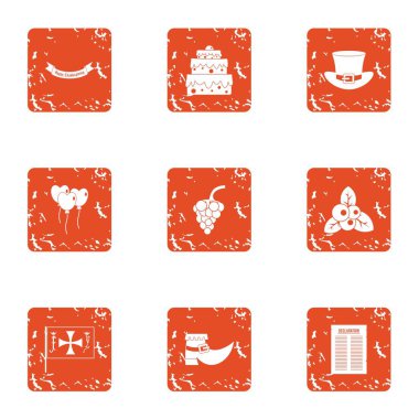 Tavır simgeler kümesi, grunge tarzı