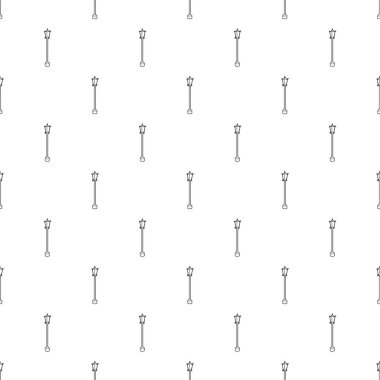 Sokak lambası simgesi, anahat stili