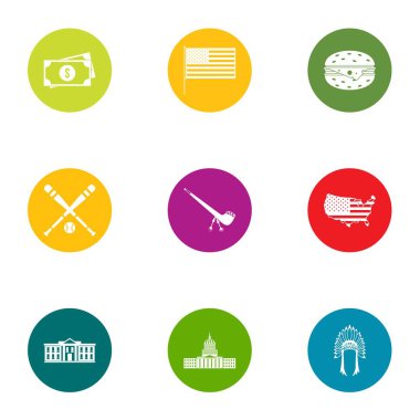 Spor ücreti simgeler ayarla, stil düz