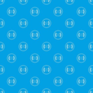Vinil plak desen vektör kesintisiz mavi