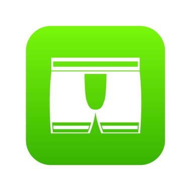 Erkek boxer külot simgesi dijital yeşil