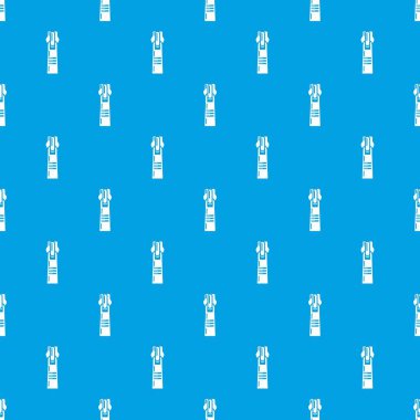 Kısa ZIP desen vektör kesintisiz mavi