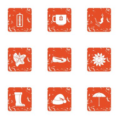 Tezcan Icons set, grunge tarzı