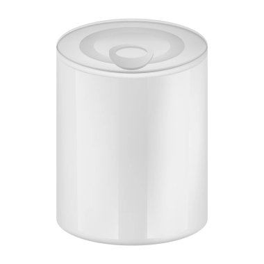 Teneke kutu zeytin mockup, gerçekçi