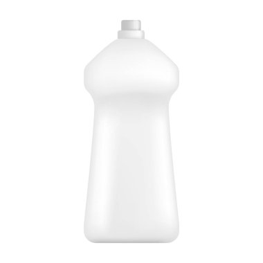 Plastik şişe yıkama deterjan mockup, gerçekçi