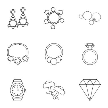 Encrusted Icons set, anahat stili