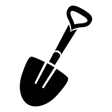 Sanayi kürek simgesi, basit tarzı