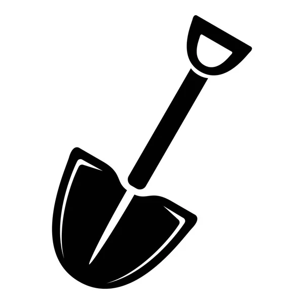 Farm shovel icon, simple style — Stock Vector