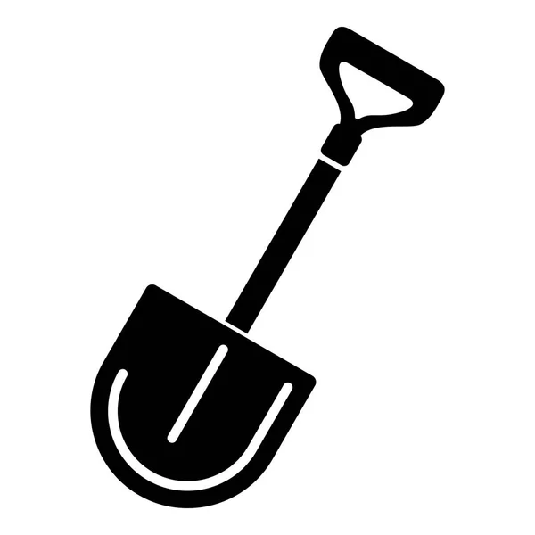 Spade shovel icon, simple style — Stock Vector