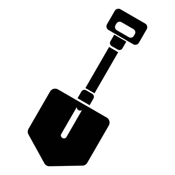Ikony narzędzia łopata, prosty styl — Wektor stockowy