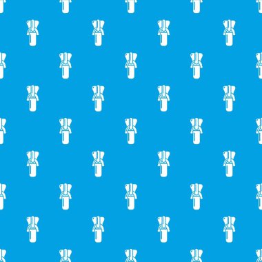 Çanta ZIP desen vektör kesintisiz mavi