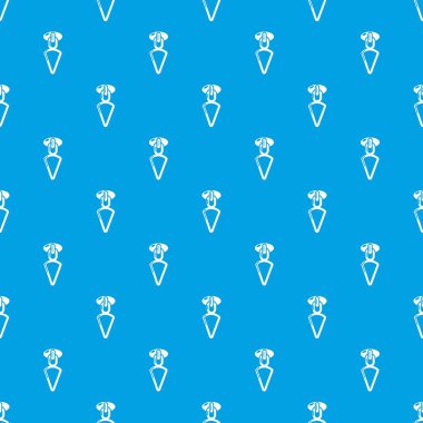 M-cüzdan ZIP desen vektör kesintisiz mavi