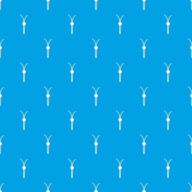 Açılan ZIP desen vektör kesintisiz mavi