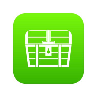 Göğüs simgesi dijital yeşil