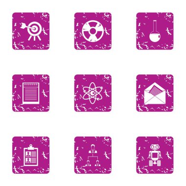 Radyoloji simgeler kümesi, grunge tarzı