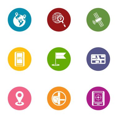 Outlook simge seti, düz stil