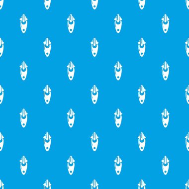 Dikili ZIP desen vektör kesintisiz mavi