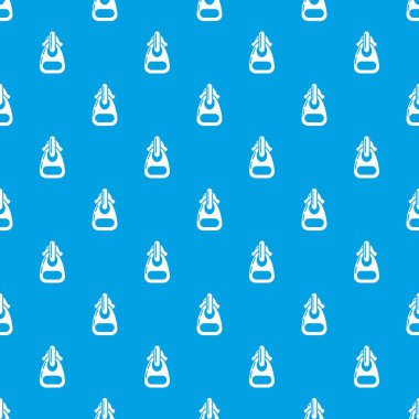 Yılan toka desen vektör kesintisiz mavi