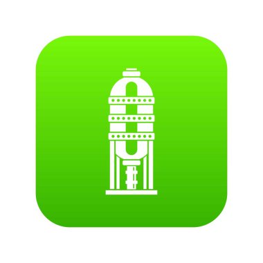 Petrol depolama simgesini dijital yeşil için kapasitesi