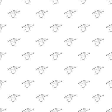 E-sigara simgesi, anahat stili tutan el