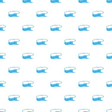 Köpük simgesi, basit tarzı ile yüksek dalgalar