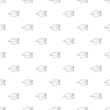 Şapka öğrenci simgesi, anahat stili