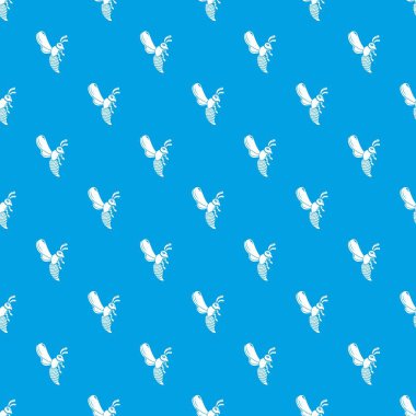 Arı desen vektör kesintisiz mavi