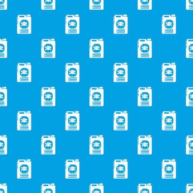 Teneke kutu desen vektör kesintisiz mavi