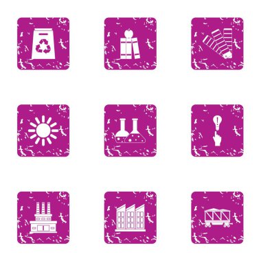 Bilimsel üretim simgeler kümesi, grunge tarzı