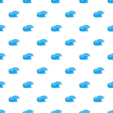 Köpük simgesi, basit tarzı ile dalga okyanus