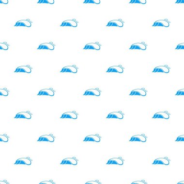 Küçük okyanus dalgası simgesi, basit tarzı