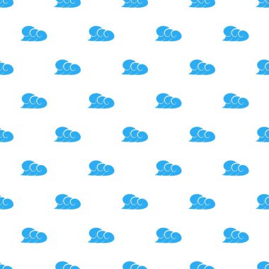 Köpük simgesi, basit tarzı ile dalga yüksek okyanus