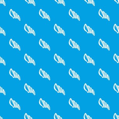 Sarmal kabuk desen vektör kesintisiz mavi