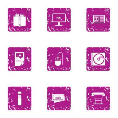 Oyalama simgeler kümesi, grunge tarzı