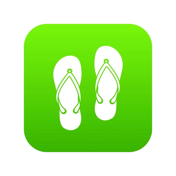 Slates icon digital green — Stock Vector