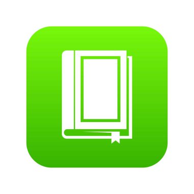 Kitap simgesini dijital yeşil