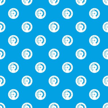 Barometre desen vektör kesintisiz mavi