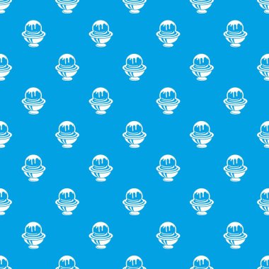 Dondurma Kupası buzlanma desen vektör kesintisiz mavi