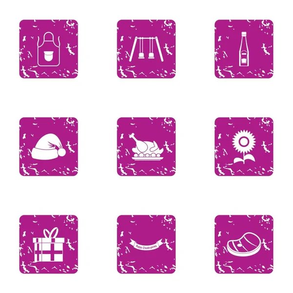 Bebek simgeler kümesi, grunge tarzı için hediye