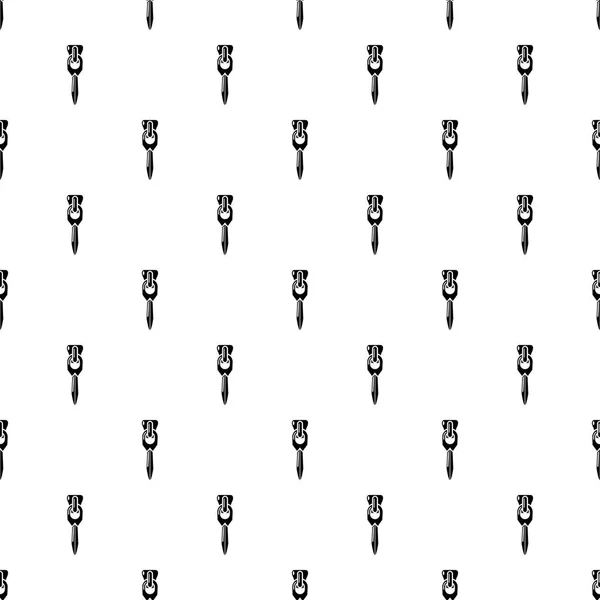 Jas zip pictogram, eenvoudige stijl — Stockvector