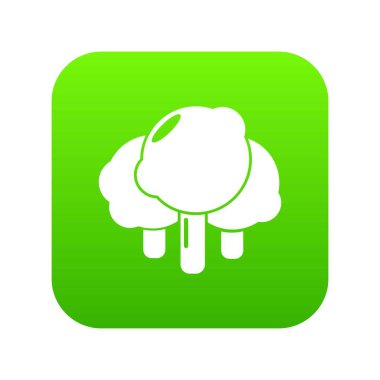 Orman yeşil simge vektör