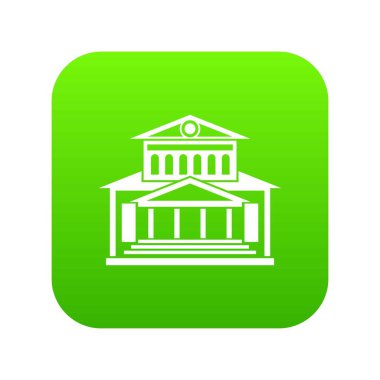 Simge dijital yeşil bina tiyatro