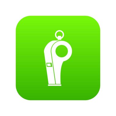 Düdük refere simgesi dijital yeşil