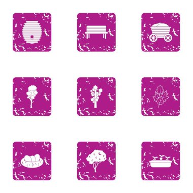 Özel park simgeler kümesi, grunge tarzı