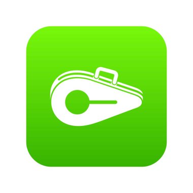 Tenis çantası simgesini dijital yeşil