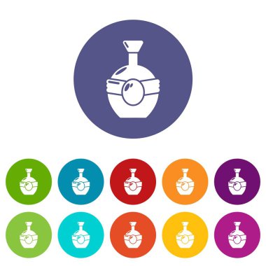 Viski simgeler vektör renk ayarla